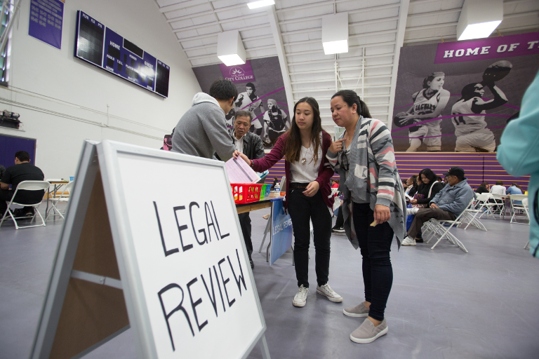 Immigrants at Citizen Day Workshop in San Jose, CA