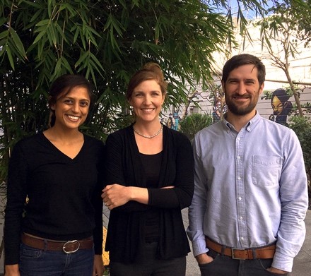 The Place Lab team from left to right: Toral Patel, Brooke Ray Rivera, Jared Press