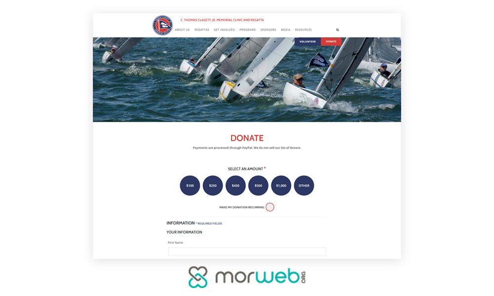 Donation Page